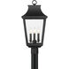 Altimeter 4 Light 23.5 inch Sand Coal Outdoor Post Lantern, Great Outdoors