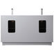 Hayes 60 X 22 X 35 inch Grey Vanity Sink Set