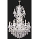 Maria Theresa Royal 24 Light 37 inch Silver Entry Chandelier Ceiling Light, Royal