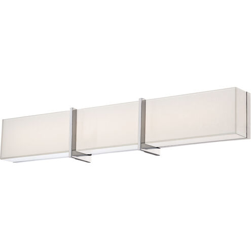 High Rise LED 30 inch Chrome Bath Light Wall Light