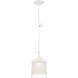 Denny LED 6.75 inch Glacier White Pendant Ceiling Light