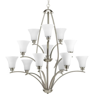 Athy 12 Light 38 inch Brushed Nickel Chandelier Ceiling Light