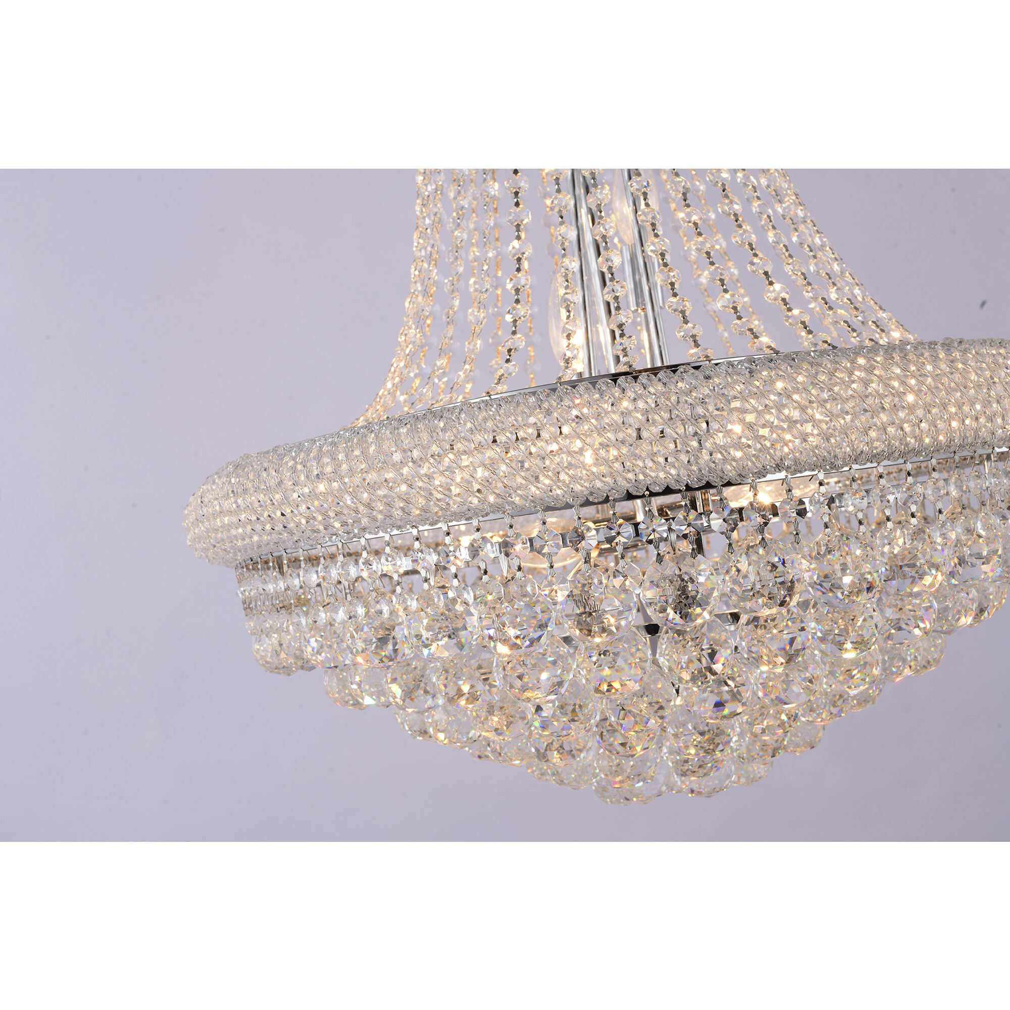 Canada 14 Light 24 inch Chrome Chandelier Ceiling Light