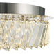 Alya LED 15.75 inch Polished Nickel Flush Mount Ceiling Light