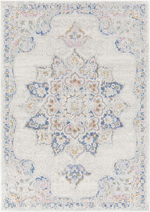 Lagos 120 X 94 inch Light Grey Rug in 8 x 10, Rectangle