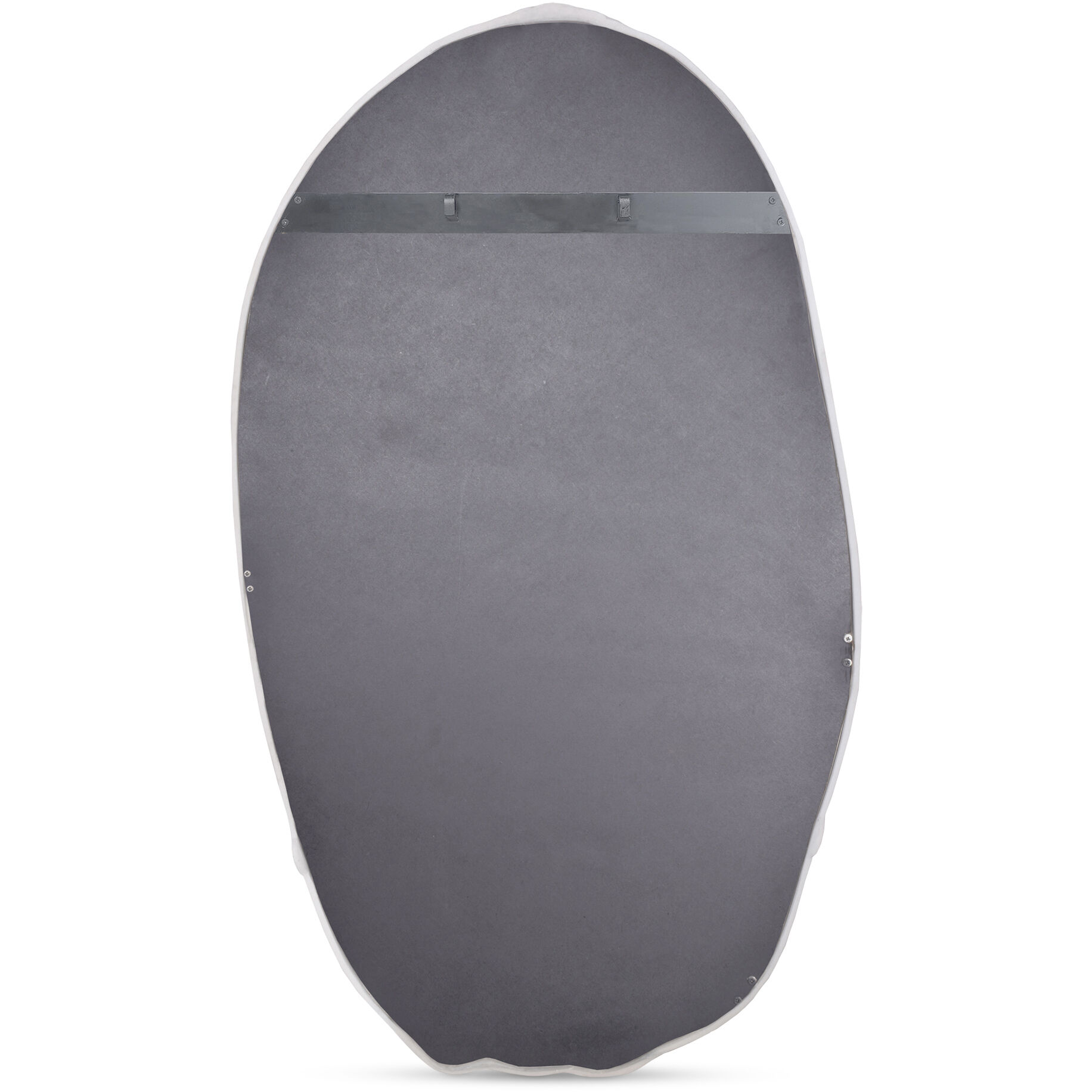 Foundry 50 X 28 inch White Mirror, Oval