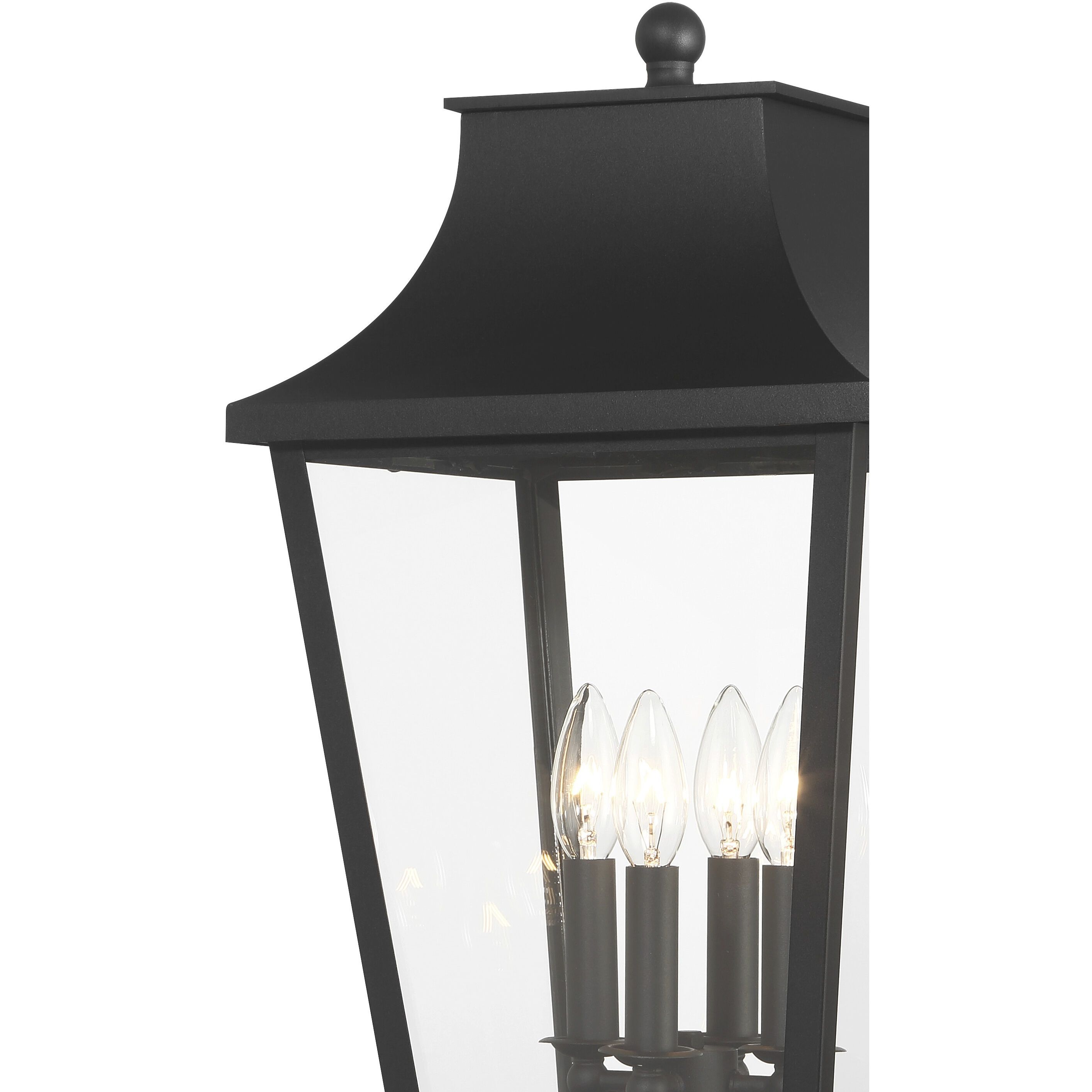 Altimeter 4 Light 23.5 inch Sand Coal Outdoor Post Lantern, Great Outdoors