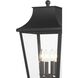 Altimeter 4 Light 23.5 inch Sand Coal Outdoor Post Lantern, Great Outdoors