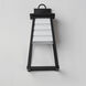 Shutters 1 Light 18 inch White and Black Outdoor Wall Mount