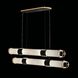 Bond LED 60 inch Black and Gold Pendant Ceiling Light