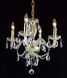 Princeton 4 Light 17 inch Gold Pendant Ceiling Light in Clear