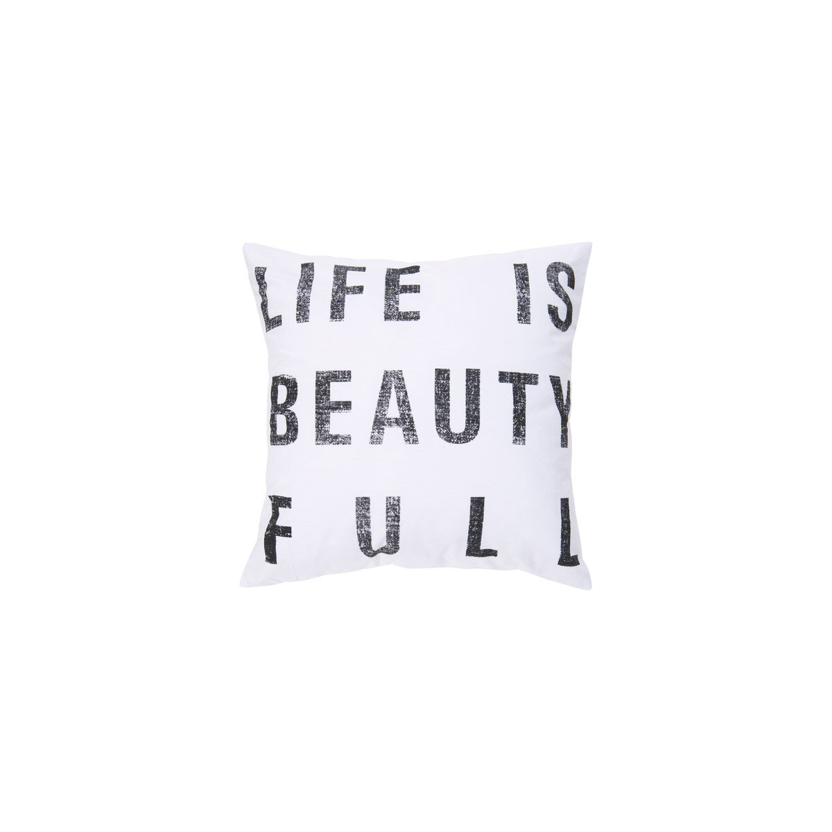 Typography 18 X 18 inch White/Black Pillow Kit