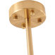 Canada 4 Light 26 inch Brass Chandelier Ceiling Light