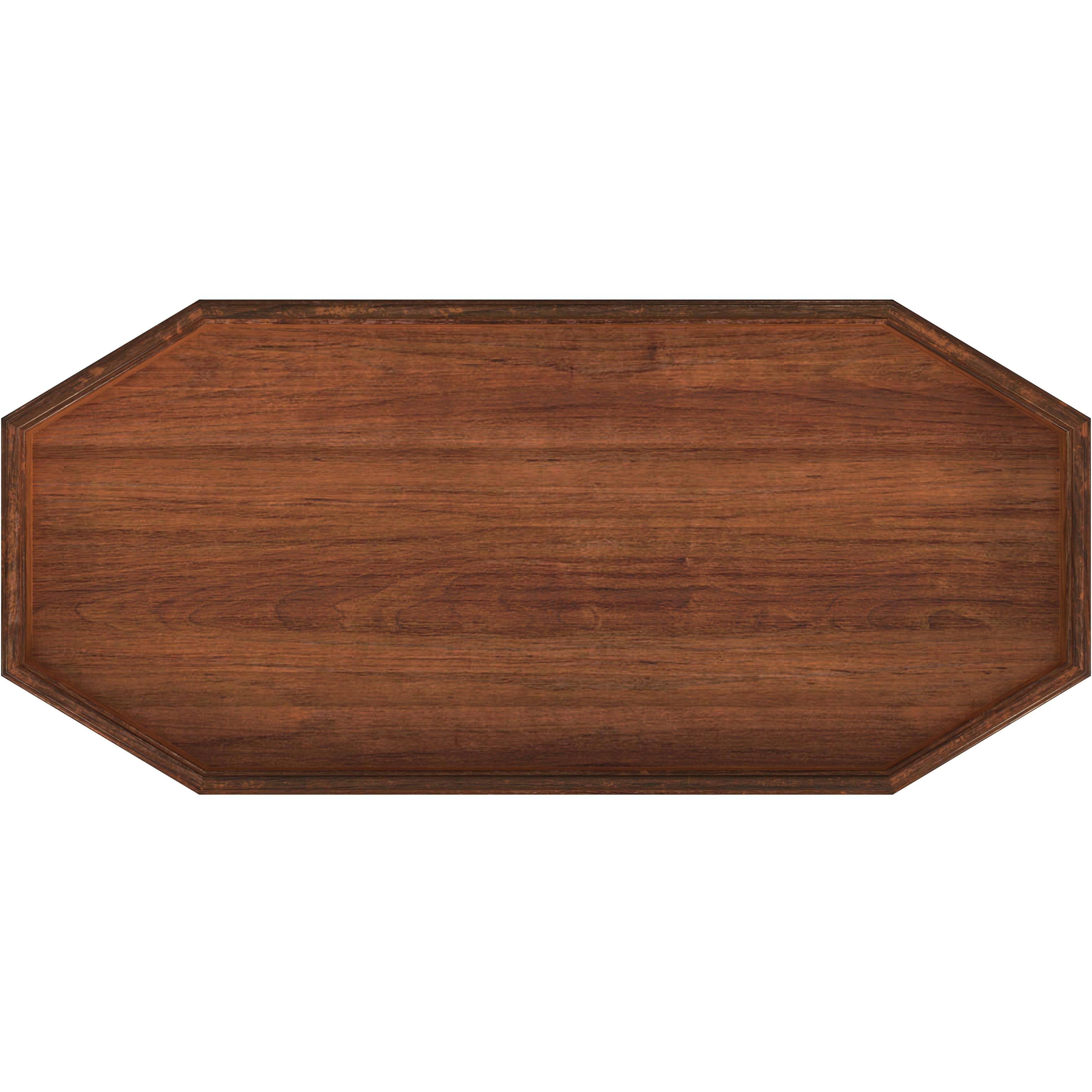 Hadley Side Table in Medium Brown