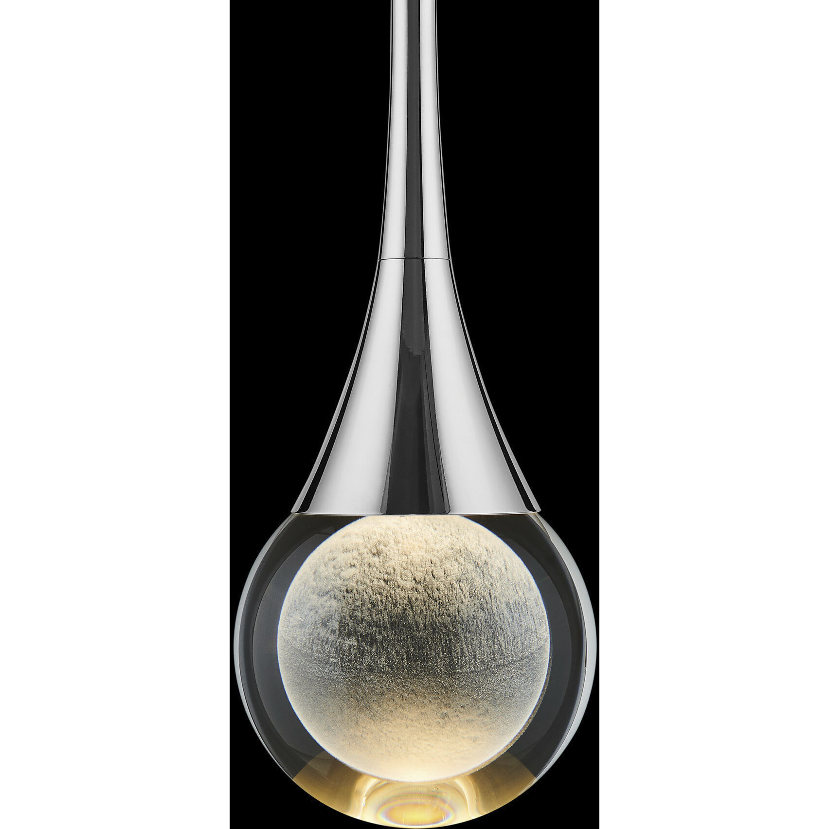 Luna III 1 Light 4.75 inch Nickel Pendant Ceiling Light