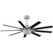 Odyn Custom Matte White Fan Motor, Blades Sold Separately