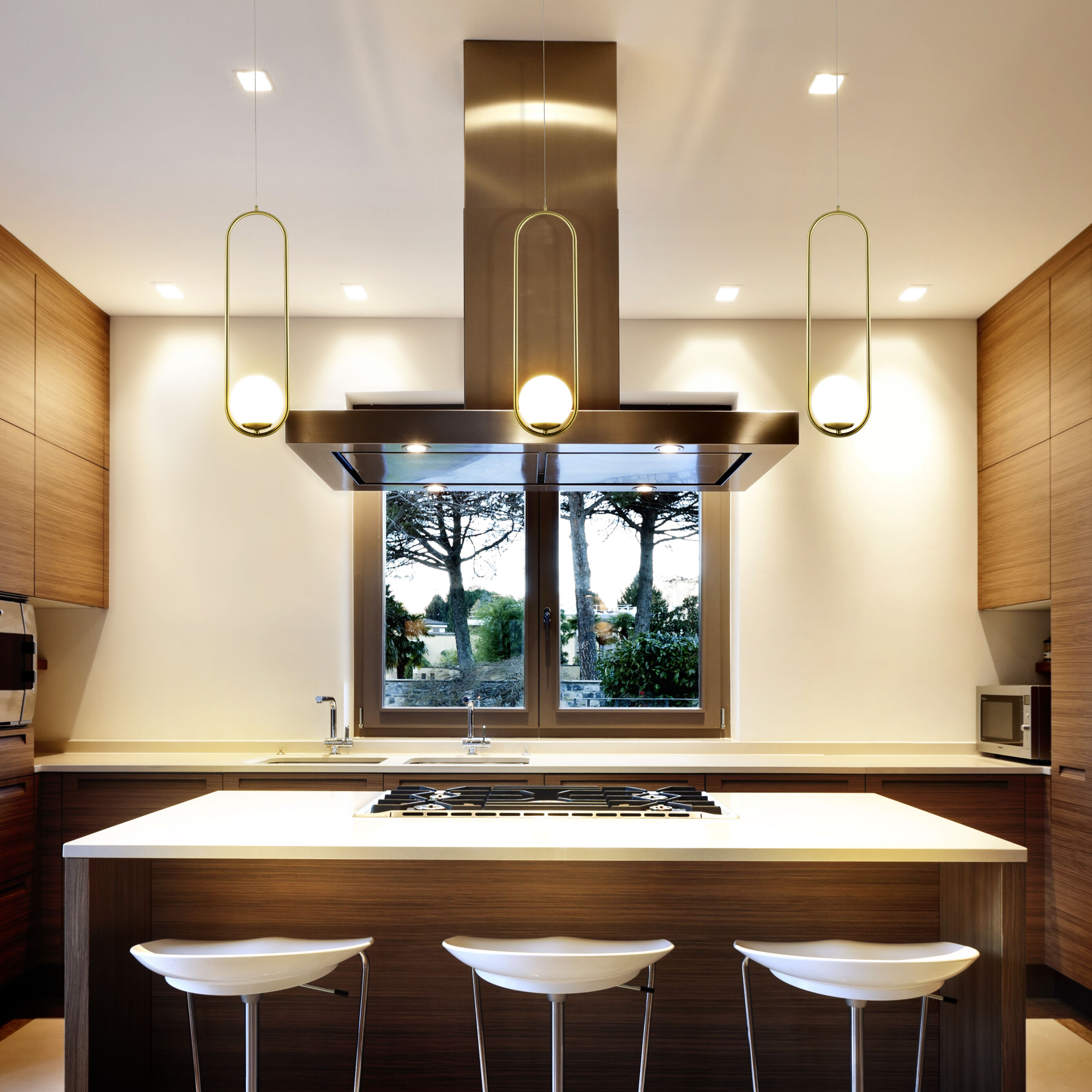 Capri 5.5 inch Antique Brass Pendant Ceiling Light