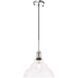 Gil 1 Light 11 inch Chrome Pendant Ceiling Light