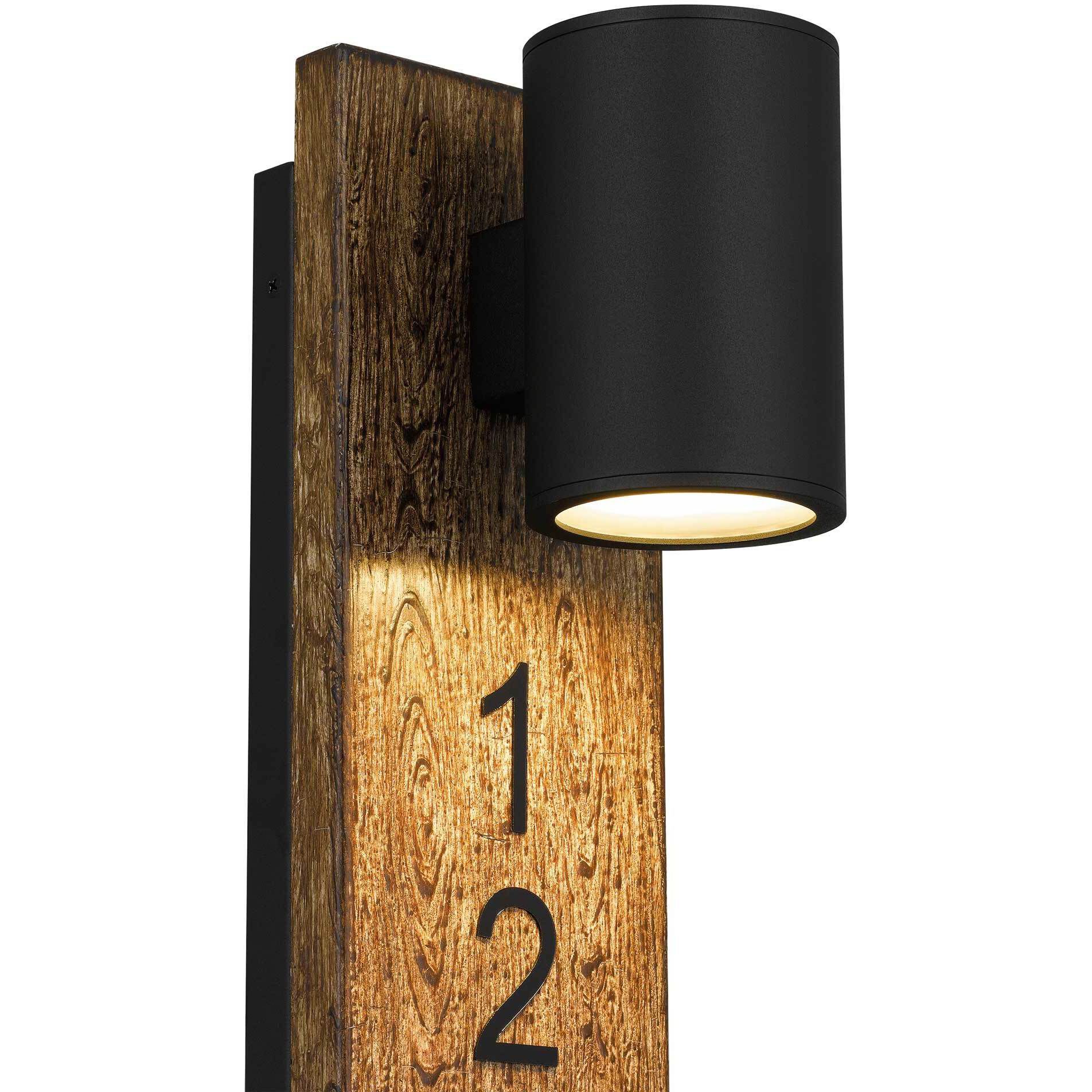 Woodone LED 19 inch Sand Black Outdoor Wall Sconce