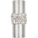 Arctic Halo Wall Sconce Wall Light in Silver