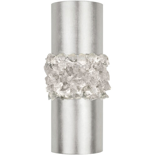 Arctic Halo Sconce Wall Light in Silver