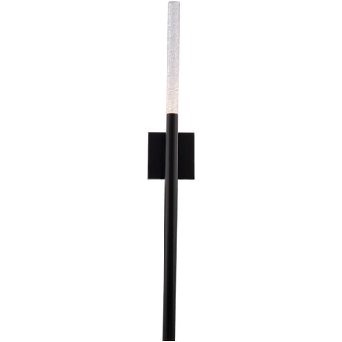 Magic LED 5 inch Black Wall Sconce Wall Light in 32in.