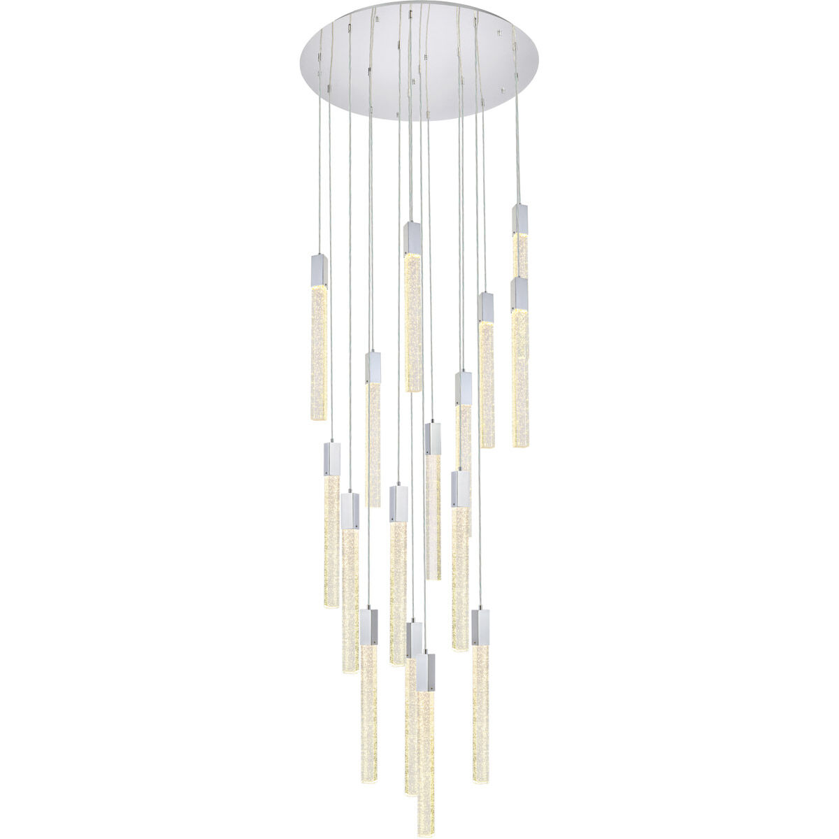 Weston 16 Light 36 inch Chrome Pendant Ceiling Light