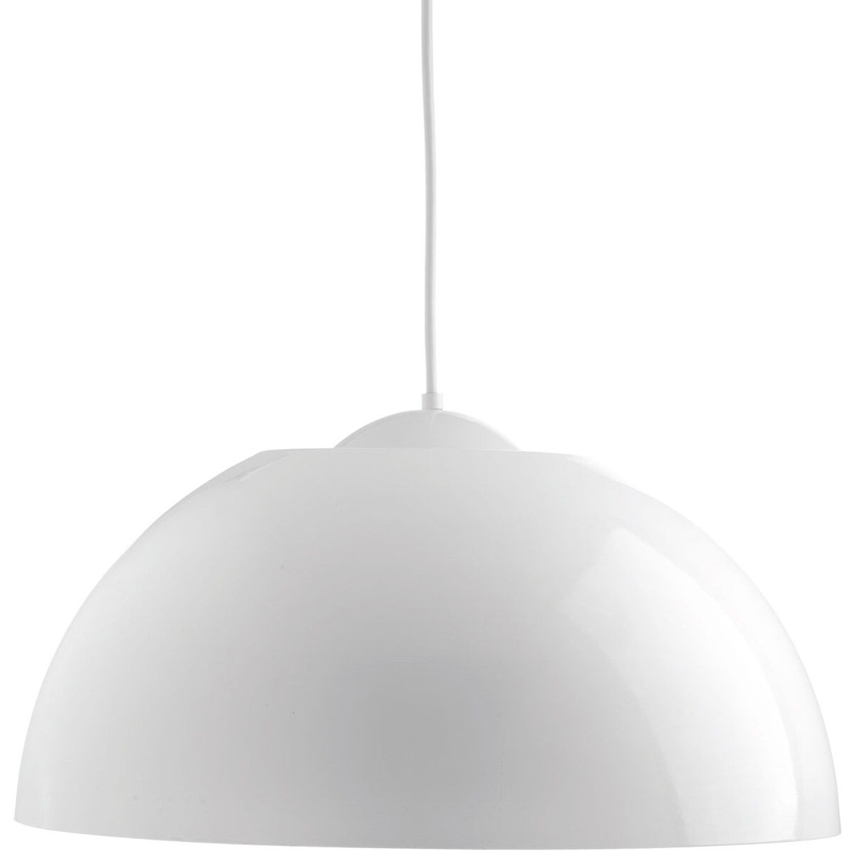Dome LED LED 22 inch White Pendant Ceiling Light, Progress LED