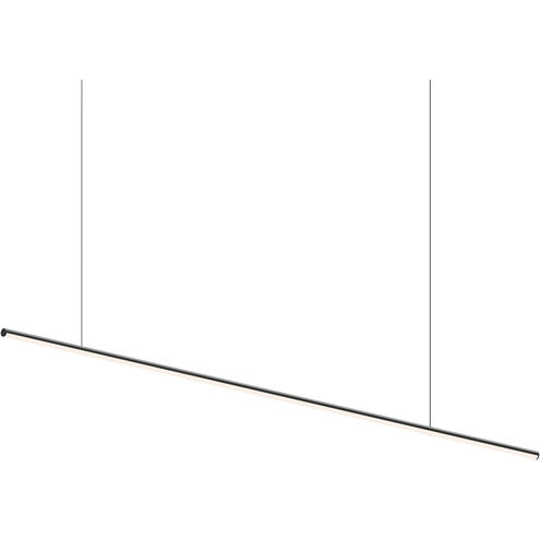 Fino LED 70 inch Satin Black Linear Pendant Ceiling Light in 3000K
