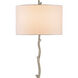 Beaujon 70 inch 150 watt Polished/Aged Steel Floor Lamp Portable Light