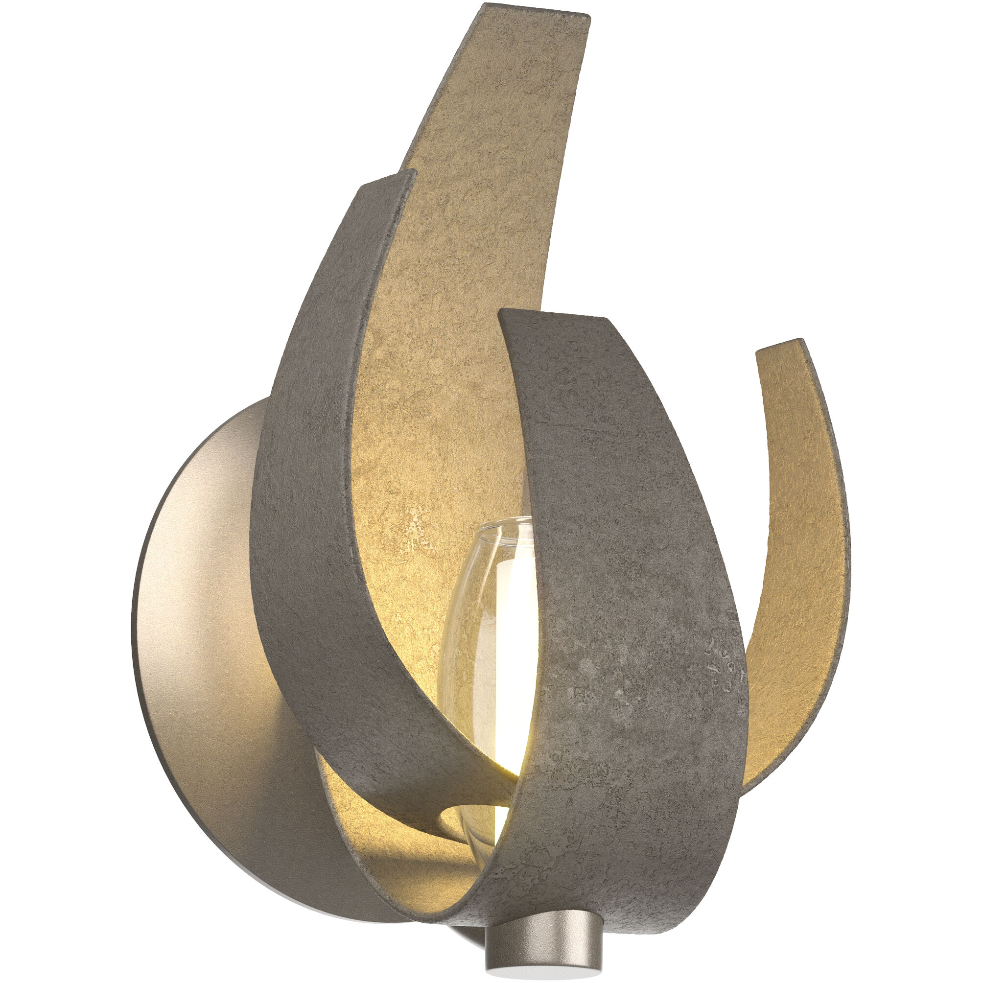 Corona 1 Light 6.2 inch Dark Smoke Sconce Wall Light