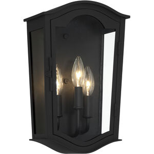 Houghton Hall 3 Light 14 inch Sand Coal Outdoor Wall Mount, Great Outdoors