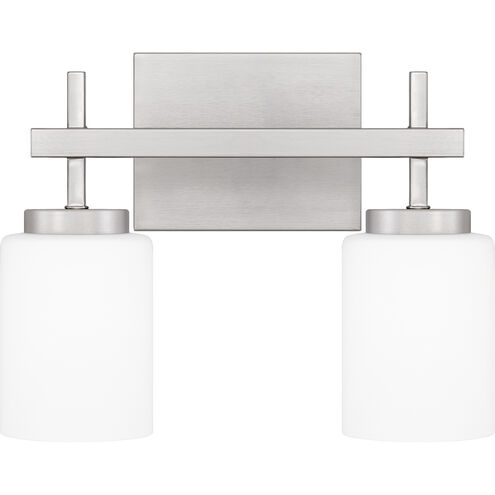 Wilburn LED 13 inch Brushed Nickel Bath Light Wall Light