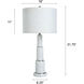 Apilado 31.75 inch 150.00 watt White Marbled Table Lamp Portable Light
