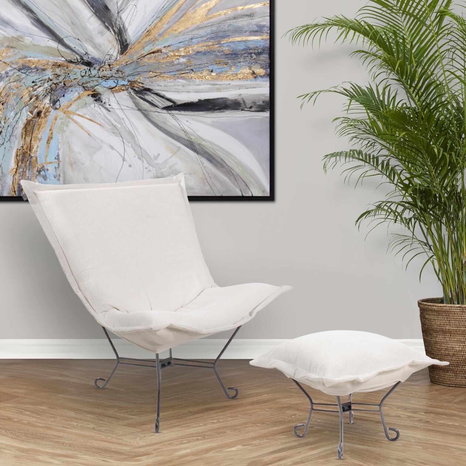 Pana Natural Chair Cover & Cushion