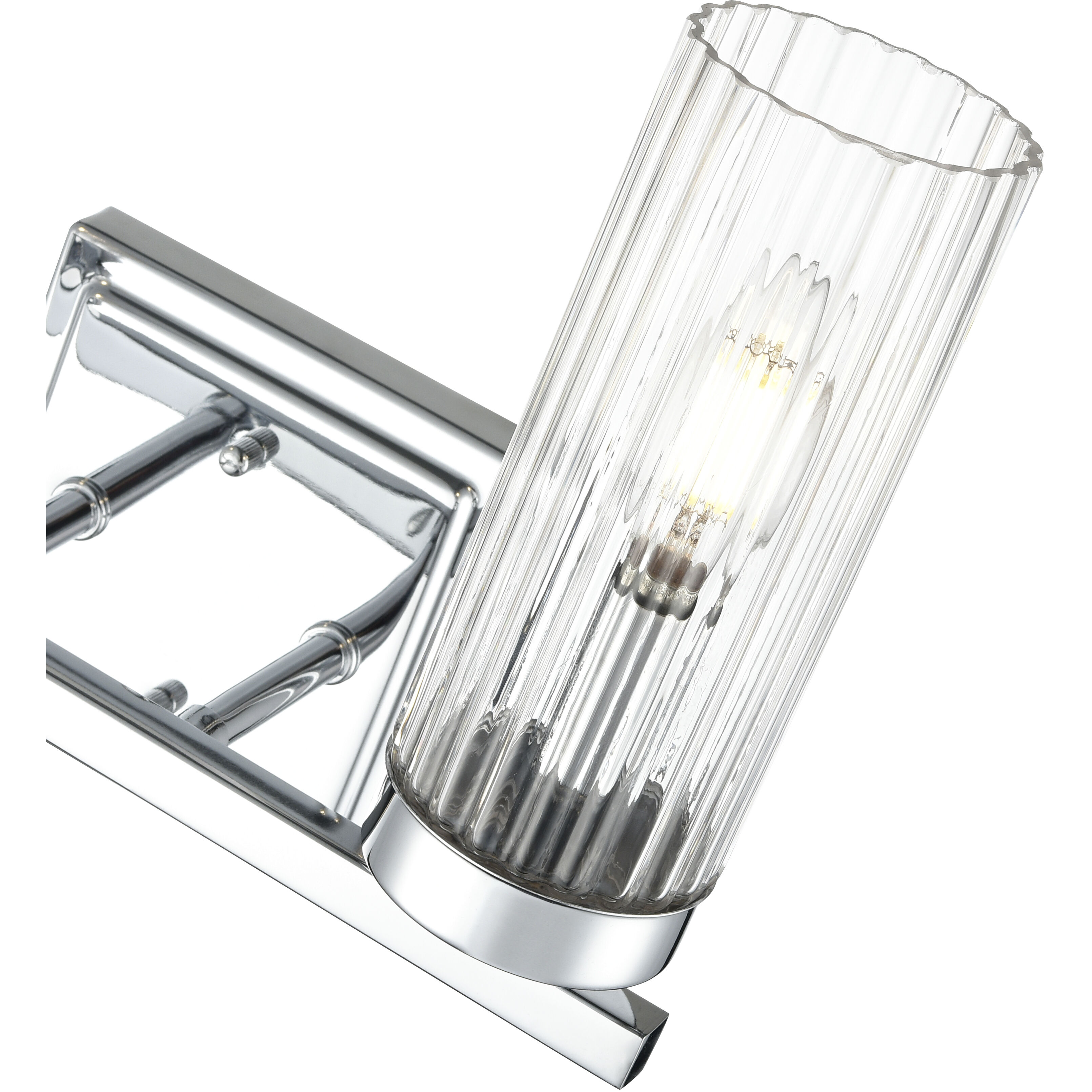 Iversen 2 Light 12.5 inch Polished Chrome Bathroom Vanity Light Wall Light