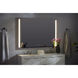 Skylight 48 X 36 inch Black LED Lighted Mirror, Vanita by Oxygen