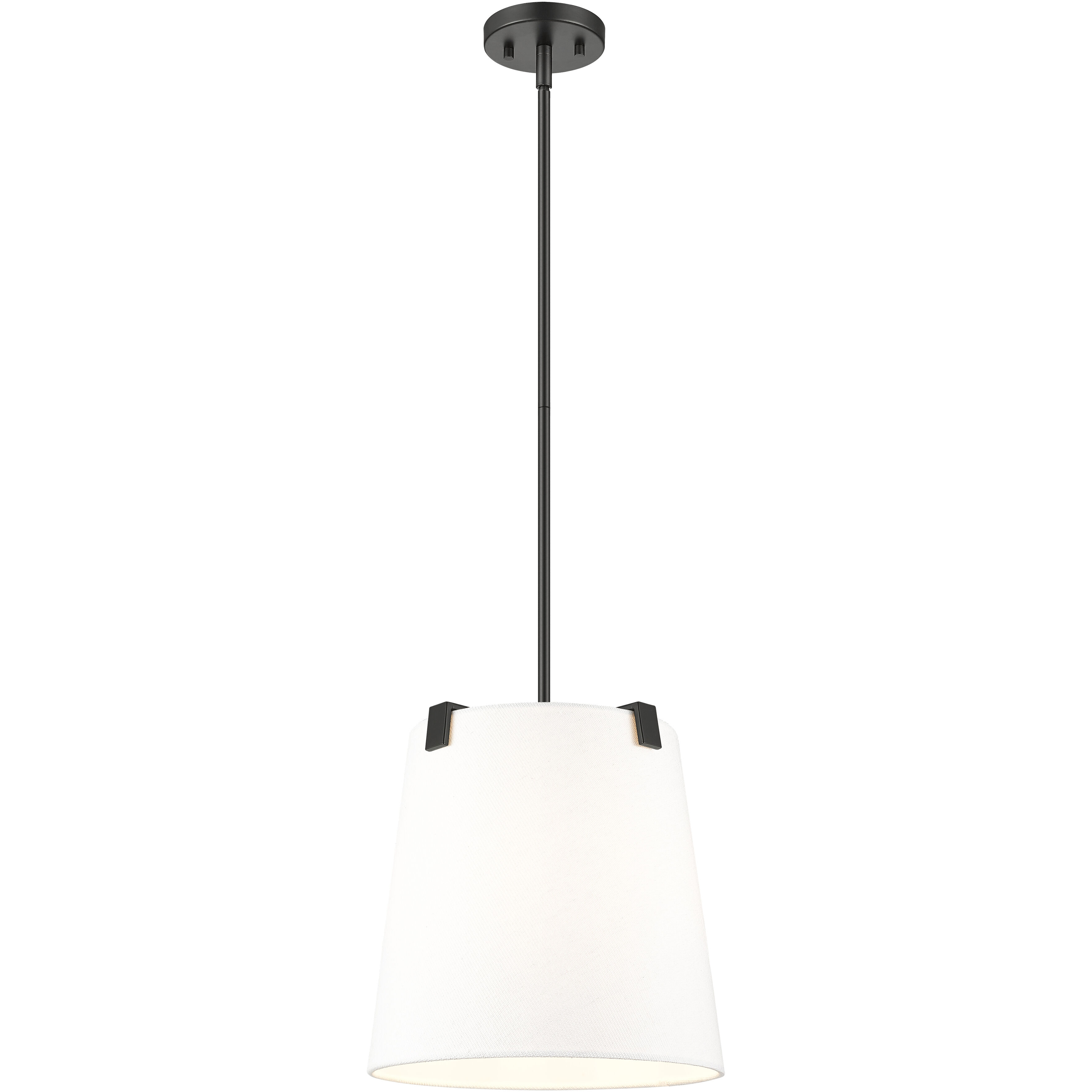 Weston 3 Light 13 inch Matte Black Pendant Ceiling Light