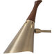 Encinitas 67 inch 9 watt Weathered Brass Floor Lamp Portable Light