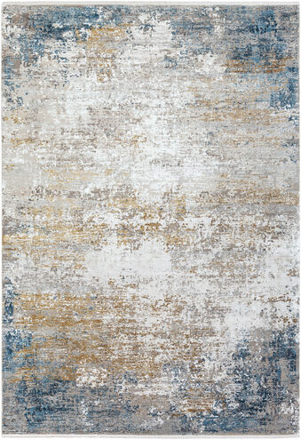 Solar 134 X 90 inch Sky Blue Rug in 8 x 11, Rectangle