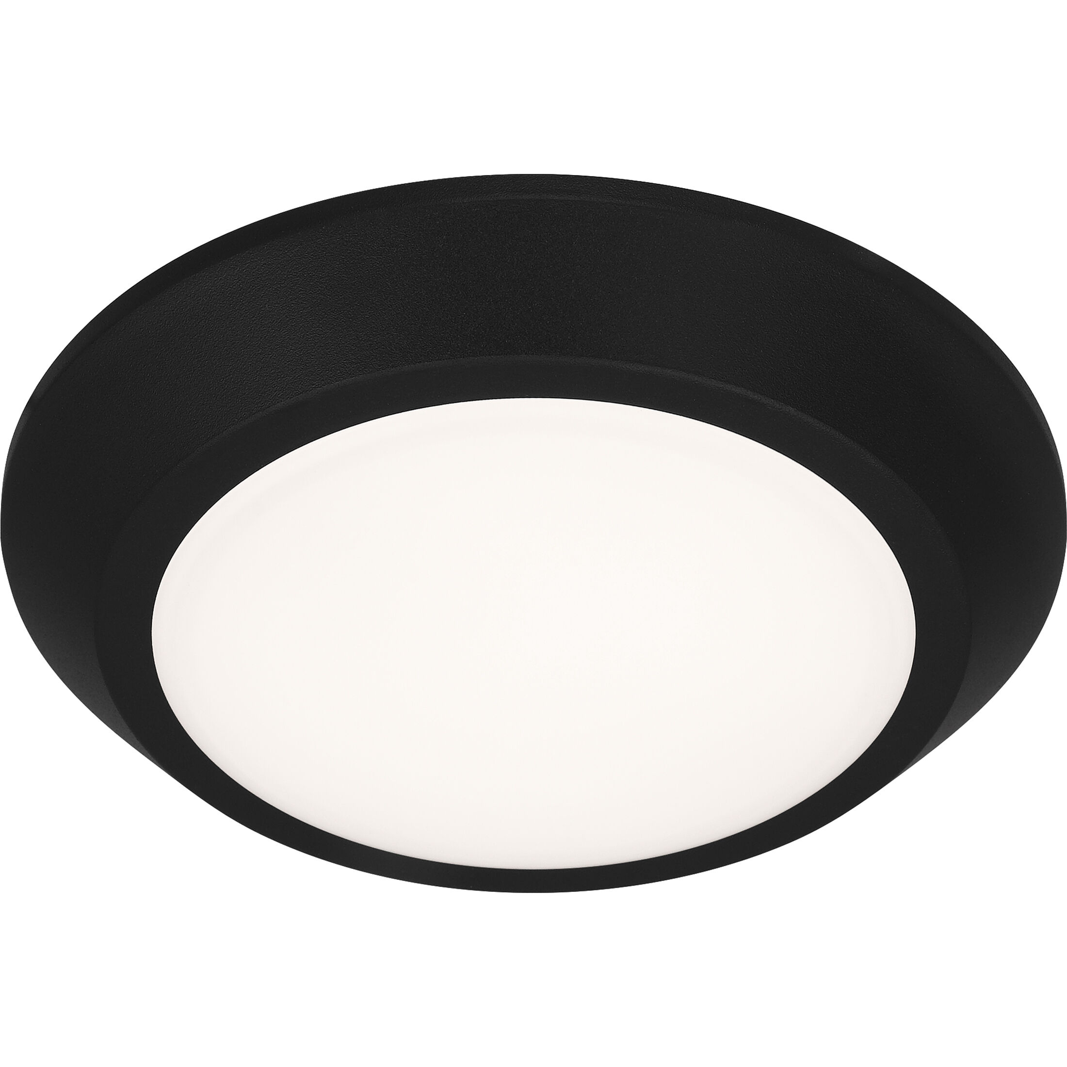 Verge LED 6 inch Earth Black Flush Mount Ceiling Light