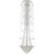 Hallway 32 Light 32 inch Chrome Flush Mount Ceiling Light