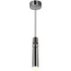 Chime LED 5 inch Polished Nickel Down Mini Pendant Ceiling Light