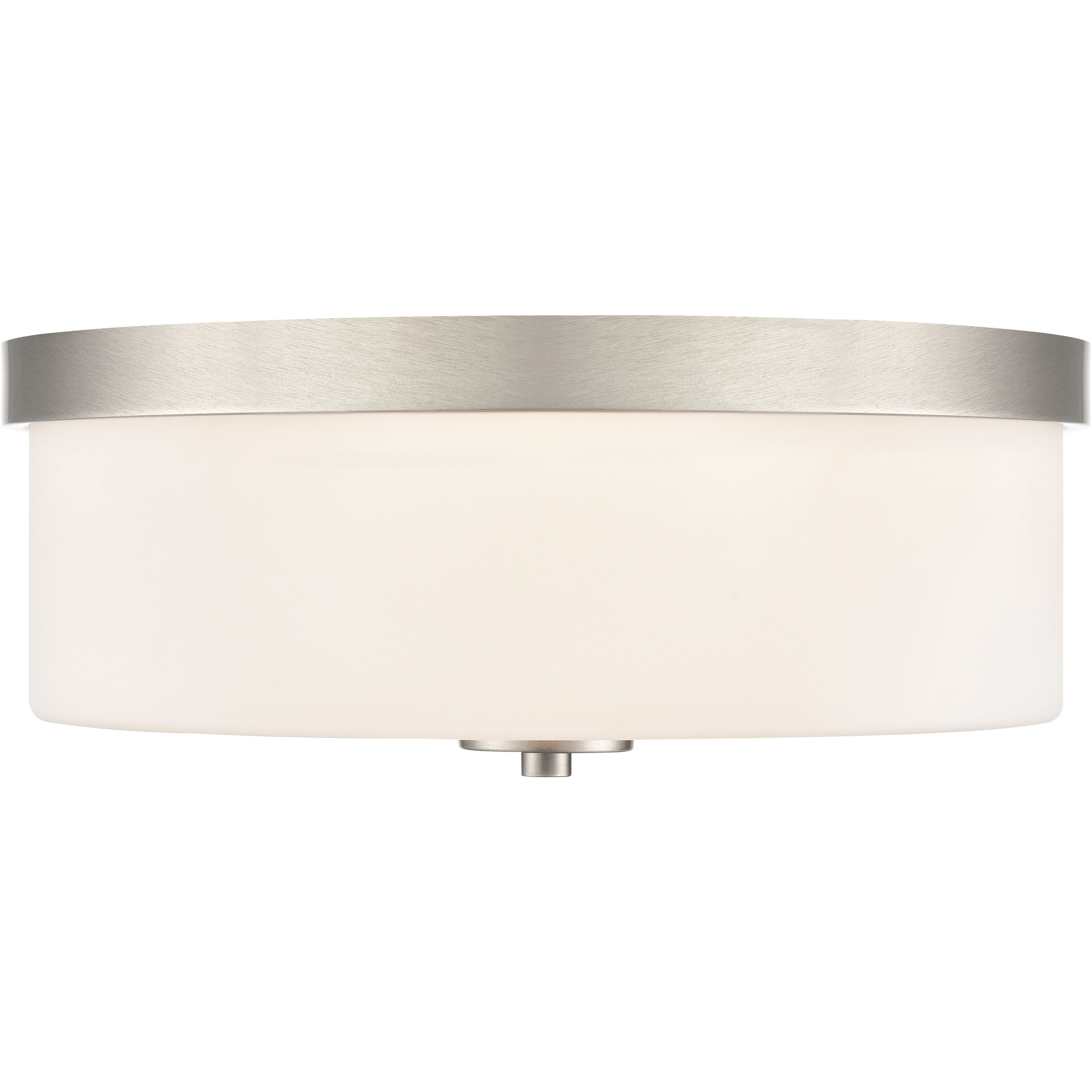 Laphia 2 Light 13.25 inch Brushed Nickel Flush Mount Ceiling Light