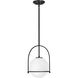 Somerset 1 Light 11.5 inch Black Indoor Pendant Ceiling Light
