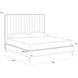 Yosi Abbington Navy Bed, King