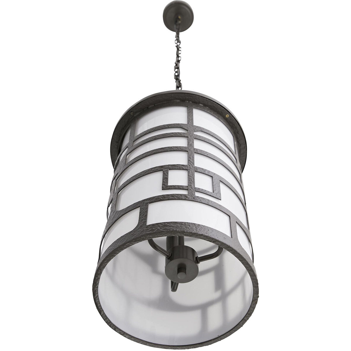 Shani 3 Light 13.5 inch Aged Iron Outdoor Pendant