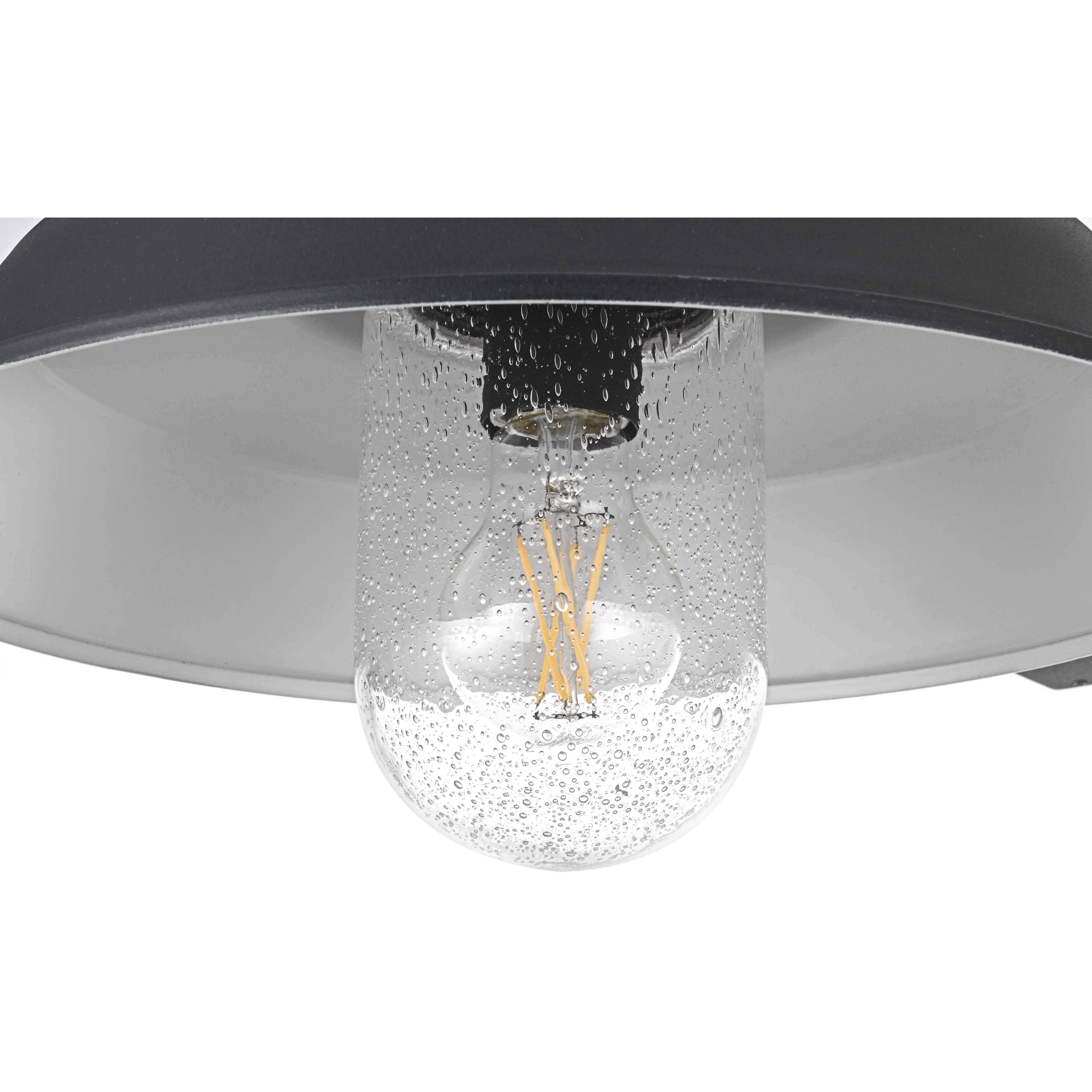 Rayan 1 Light 15 inch Black Outdoor Wall Sconce