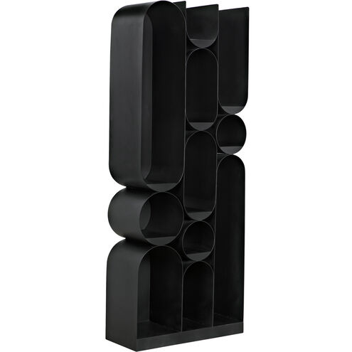 Atomic Matte Black Bookcase