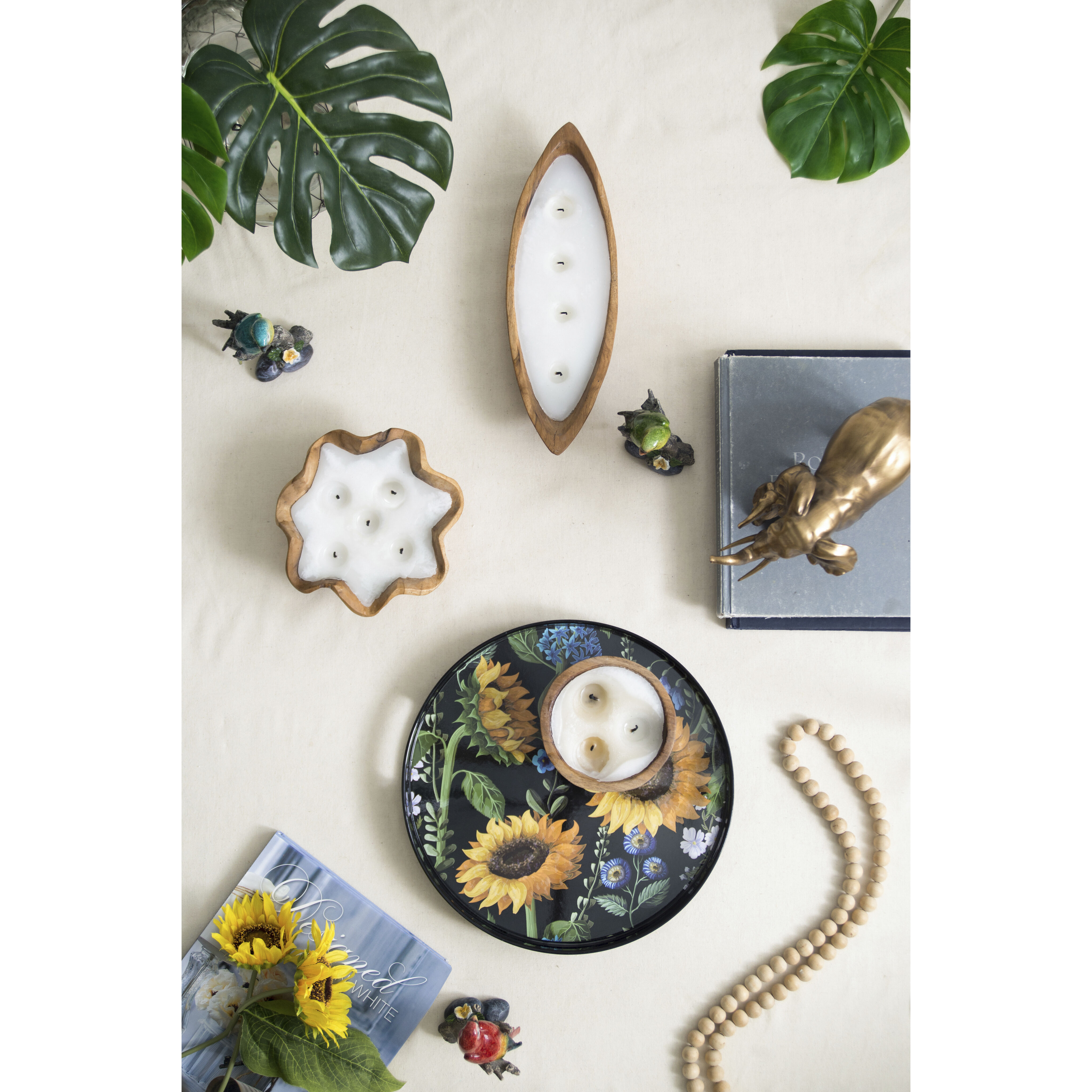 Anita 8.7 X 3.9 inch Candleholder